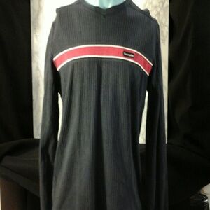 Abercrombie& Fitch dk gray Muscle long slv shirt